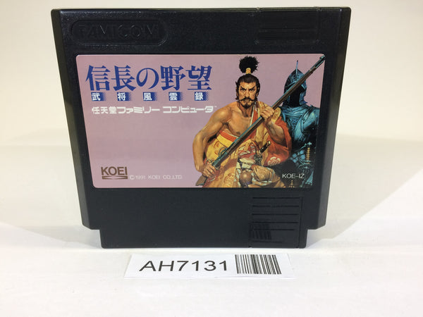 AH7131 Nobunaga no Yabou Busho Fuunroku NES Famicom Japan