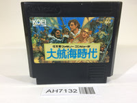 AH7132 Uncharted Waters Daikoukai Jidai NES Famicom Japan