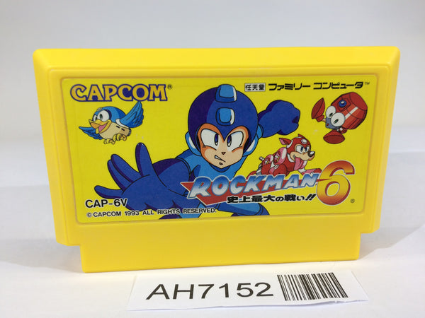 AH7152 Rockman 6 MegaMan NES Famicom Japan
