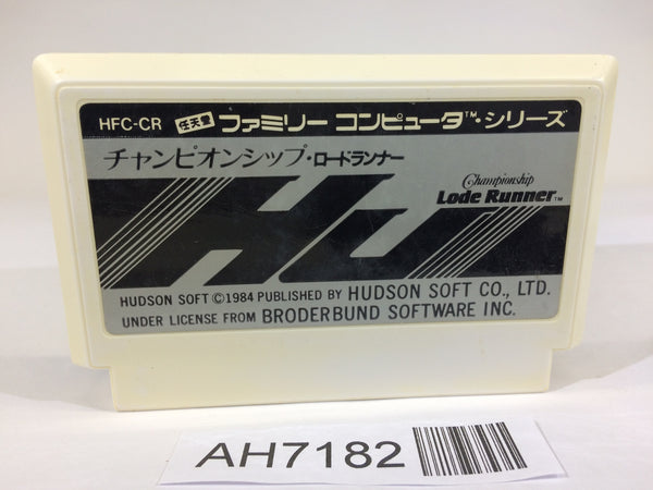 AH7182 Championship Lode Runner NES Famicom Japan