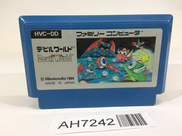 AH7242 Devil World NES Famicom Japan