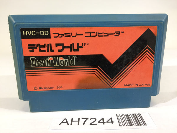 AH7244 Devil World NES Famicom Japan