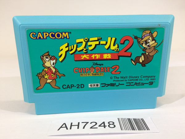 AH7248 Disney's Chip 'n Dale Rescue Rangers 2 Chip to Dale NES Famicom Japan