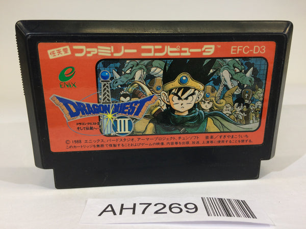 AH7269 Dragon Quest III 3 NES Famicom Japan