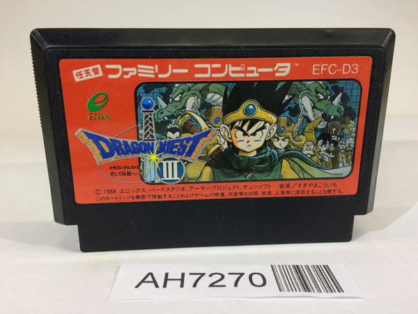 AH7270 Dragon Quest III 3 NES Famicom Japan