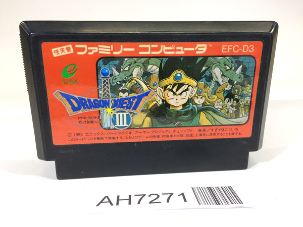 AH7271 Dragon Quest III 3 NES Famicom Japan