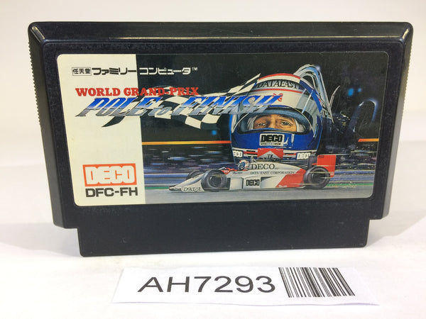 AH7293 World Grand Prix Pole to Finish NES Famicom Japan