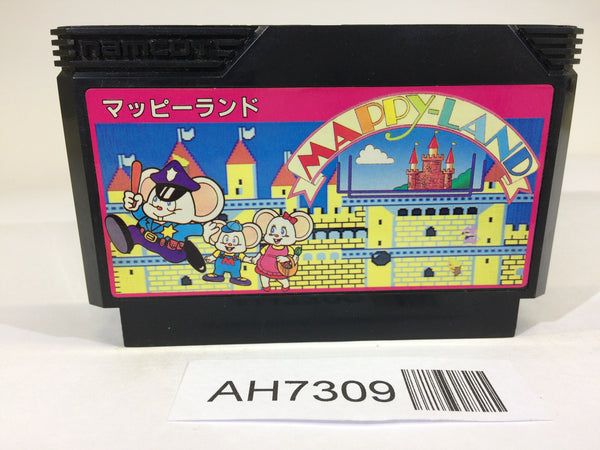 AH7309 Mappy Land NES Famicom Japan