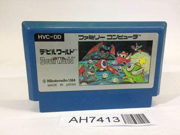 AH7413 Devil World NES Famicom Japan