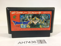 AH7436 Dragon Quest III 3 NES Famicom Japan