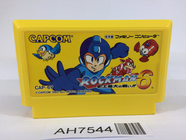 AH7544 Rockman 6 MegaMan NES Famicom Japan