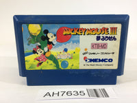 AH7635 Mickey Mouse 3 Yume Fuusen NES Famicom Japan