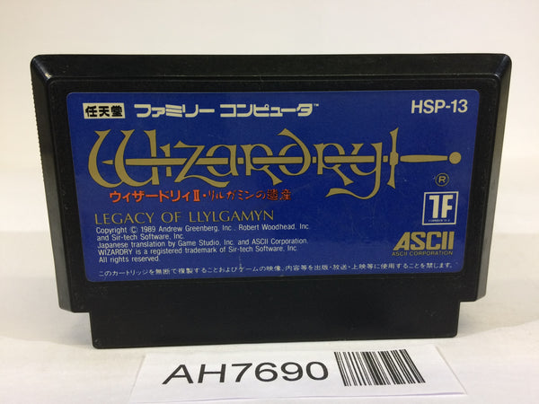 AH7690 Wizardry II 2 NES Famicom Japan