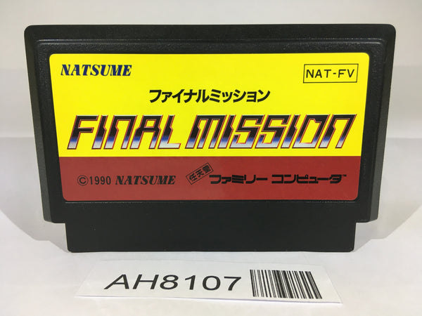 AH8107 Final Mission NES Famicom Japan