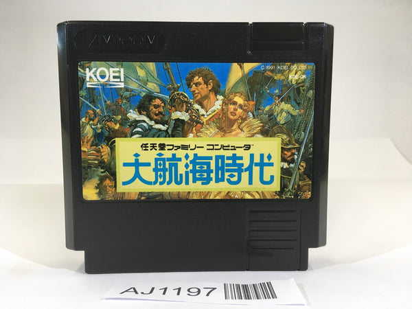 AJ1197 Uncharted Waters Daikoukai Jidai NES Famicom Japan