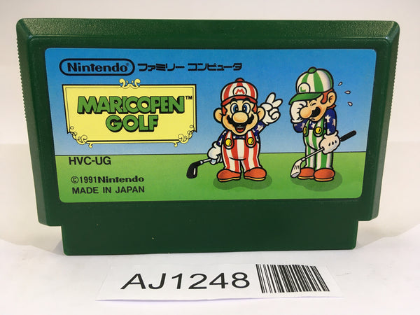 AJ1248 Mario Open Golf NES Famicom Japan
