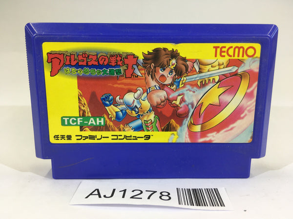 AJ1278 Rygar Argus no Senshi NES Famicom Japan