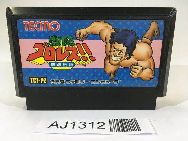 AJ1312 Gekitou Pro Wrestling NES Famicom Japan