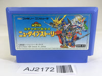 AJ2172 SD Gundam Gachapon Senshi 4 New Type Story NES Famicom