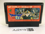 AJ2419 Dragon Quest III 3 NES Famicom Japan