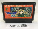AJ2420 Dragon Quest III 3 NES Famicom Japan