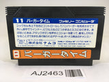 AJ2463 Burger Time NES Famicom Japan