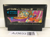 AJ3633 Dragon Quest 1 Nintendo Famicom NES Japan