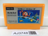 AJ3748 Clu Clu Land Nintendo Famicom NES Japan