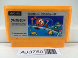 AJ3750 Clu Clu Land Nintendo Famicom NES Japan
