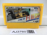 AJ3760 NAKAJIMA SATORU F1 HERO Nintendo Famicom NES Japan