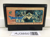 AJ3850 Dragon Quest III 3 Nintendo Famicom NES Japan