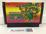AJ3895 Teenage Mutant Ninja Turtles TMNT 2 Nintendo Famicom NES Japan