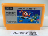 AJ3937 Clu Clu Land Nintendo Famicom NES Japan