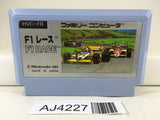 AJ4227 F1 Race Nintendo Famicom NES Japan