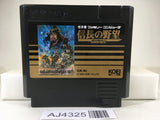 AJ4325 Nobunaga's Ambition Nobunaga no Yabo Nintendo Famicom NES Japan