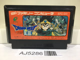 AJ5286 Dragon Quest III 3 Nintendo Famicom NES Japan