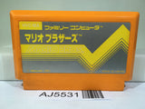 Mario Bros. Nintendo Famicom NES Japan - AJ5531