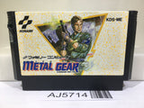 Metal Gear Nintendo Famicom NES Japan - AJ5714