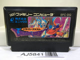 Dragon Quest 1 Nintendo Famicom NES Japan - AJ5841