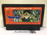 Dragon Quest III 3 Nintendo Famicom NES Japan - AJ6058