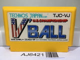U.S. Championship V' Ball Valley Nintendo Famicom NES Japan - AJ6421