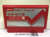 Donkey Kong 3 Nintendo Famicom NES Japan - AJ6478
