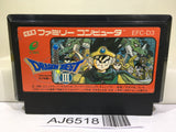 Dragon Quest III 3 Nintendo Famicom NES Japan - AJ6518