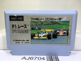 F1 Race Nintendo Famicom NES Japan - AJ6704