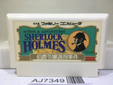 Sherlock Holmes Nintendo Famicom NES Japan - AJ7349