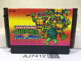 Teenage Mutant Ninja Turtles TMNT 2 Nintendo Famicom NES Japan - AJ7412