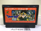 Dragon Quest III 3 Nintendo Famicom NES Japan - AJ7498