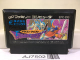 Dragon Quest 1 Nintendo Famicom NES Japan - AJ7502