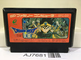 Dragon Quest III 3 Nintendo Famicom NES Japan - AJ7681