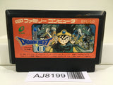 Dragon Quest III 3 Nintendo Famicom NES Japan - AJ8199